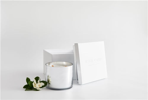High Camp Wholesale Signature Gardenia Wide Flame Candle