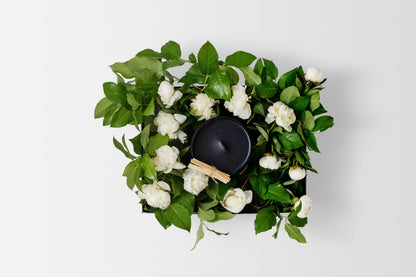Fall Peony Campfire Vine and Bloom Box